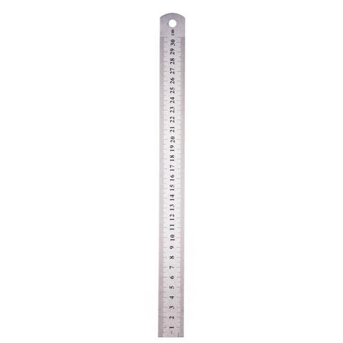 Benson Roestvrijstalen liniaal - 30 cm - Licht buigzaam -..., Doe-het-zelf en Verbouw, Gereedschap | Handgereedschap, Nieuw, Ophalen of Verzenden