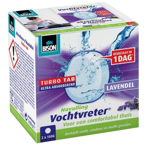 Bison vochtvreter ambiance tab 2x 100 gr, lavendel, Doe-het-zelf en Verbouw, Overige Doe-het-zelf en Verbouw, Nieuw, Verzenden