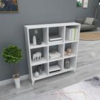 [en.casa] Boekenkast Svedala schap 100x88x20 cm wit, Huis en Inrichting, Kasten | Boekenkasten, Verzenden, Nieuw