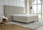 ACTIE! Boxspring Lyon 180 200 Beige, Verzenden, Beige, 180 cm, 200 cm