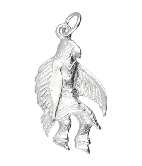 Zilveren Vogelman kettinghanger, Sieraden, Tassen en Uiterlijk, Kettinghangers, Verzenden