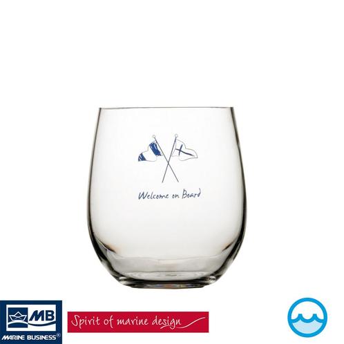 Scheepsservies Waterglazen Welcome on Board (6 st), Watersport en Boten, Overige Watersport en Boten, Nieuw, Ophalen of Verzenden