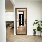 Stalen Binnendeur - Brons - 4 Vlaks - Helder glas, Doe-het-zelf en Verbouw, Deuren en Horren, Minder dan 80 cm, Binnendeur, Nieuw