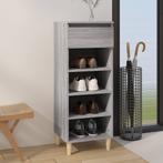 vidaXL Schoenenkast 40x36x105 cm bewerkt hout grijs sonoma, Verzenden, Nieuw