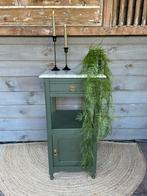 Kastje met marmeren blad, Gebruikt, Minder dan 45 cm, Verzenden, 70 cm of meer