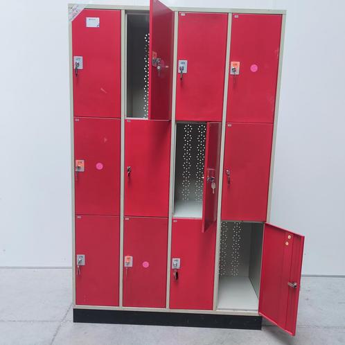 12-deurs CP intensief gebruikte lockerkast - 195x122x48 cm, Huis en Inrichting, Kasten | Lockerkasten, Ophalen of Verzenden