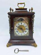 Bureauklok - F.H.S. - Hout, Messing, Glas - 1970-1980 -, Antiek en Kunst, Antiek | Klokken