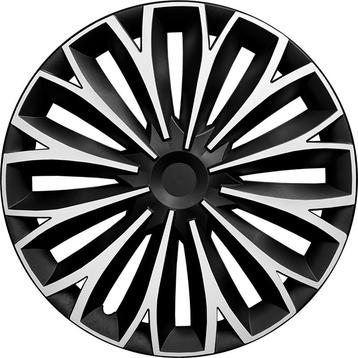 Wieldoppen 15 inch - Radiant zilver/zwart - wieldoppenset beschikbaar voor biedingen