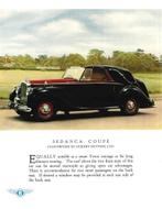 1949 BENTLEY MARK VI BROCHURE ENGELS, Nieuw, Author