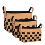 2dekans | Rechthoekige Opbergmand Zwart – 32 x 22 x 22 cm, Ophalen of Verzenden