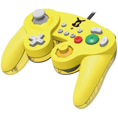 Nintendo Switch Battle Pad (Pikachu) Gamecube Style Contr..., Spelcomputers en Games, Spelcomputers | Nintendo Switch, Zo goed als nieuw