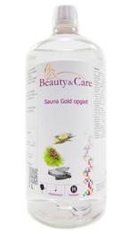 Beauty & Care Sauna Gold opgietmiddel 1 L.  new, Sport en Fitness, Sauna, Ophalen of Verzenden, Nieuw, Fins of Traditioneel, Toebehoren