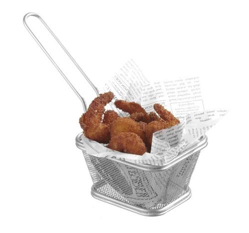Frituurmandjes | RVS | miniaturen | stapelbaar, Zakelijke goederen, Horeca | Keukenapparatuur, Verzenden