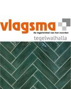 Donker groene handvorm of visgraattegels Opal Emerald 7,5x30, Verzenden, Nieuw, Minder dan 20 cm, 20 tot 40 cm