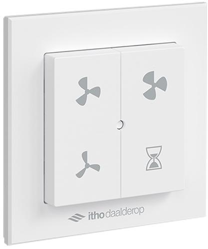 Itho RFT draadloze afstandsbediening WIT voor CVE woonhuisve, Doe-het-zelf en Verbouw, Ventilatie en Afzuiging, Nieuw, Verzenden