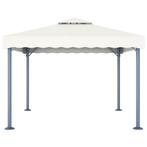 Paviljoen Prieel 300x300 cm aluminium creme (Partytenten), Tuin en Terras, Verzenden, Nieuw, 2 meter of meer, Partytent