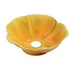 Waskom Best Design Flower 40 cm Keramiek Glanzend Geel, Ophalen of Verzenden, Nieuw, Overige typen