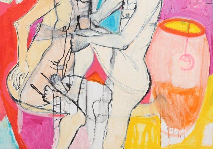 Eleonora Stol (1946-2022) - De dialoog, Antiek en Kunst, Kunst | Schilderijen | Modern