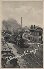 NEDERLAND - Stoomtrein. Verwacht mij!, Verzamelen, Ansichtkaarten | Nederland, Verzenden, Gelopen