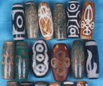 Dzi parels - Tibetaanse Dzi-amulet - 9-oog Dzi, Kubera Dzi,