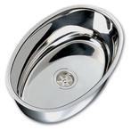 Wasbak Ovaal RVS Hoog Gepolijst, Watersport en Boten, Ophalen of Verzenden, Nieuw, Zeilboot of Motorboot