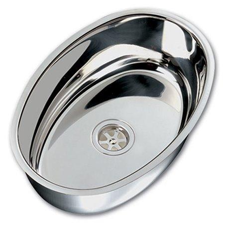 Wasbak Ovaal RVS Hoog Gepolijst, Watersport en Boten, Bootonderdelen, Nieuw, Zeilboot of Motorboot, Ophalen of Verzenden