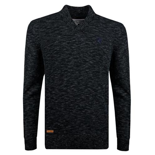 -58% Q1905  Q1905 Trui reeuwijk donker  maat M, Kleding | Heren, Truien en Vesten, Blauw, Nieuw, Verzenden