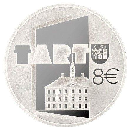 Estland 8 Euro Tartu 2024, Postzegels en Munten, Munten | Europa | Euromunten, Verzenden