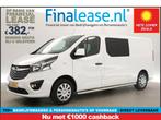Opel Vivaro 1.6 CDTI L2H1 MARGE DC 6 Pers LED Nav PDC €382pm, Auto's, Wit, Nieuw, Lease, Opel