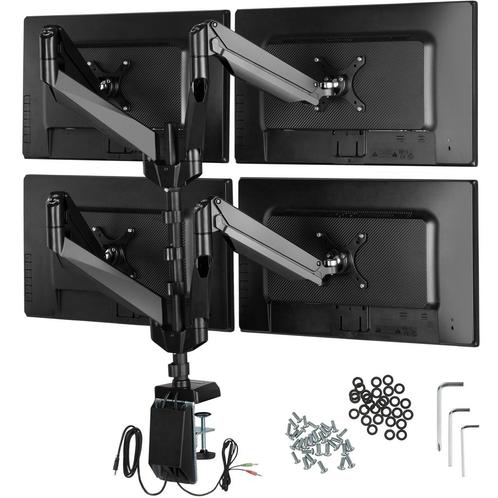 Monitorbeugel 4-voudig - zwart, Computers en Software, Monitoren, Verzenden