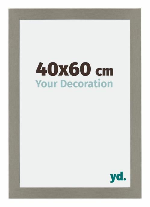 Fotolijst 40x60 cm - Grijs - MDF - Mura, Huis en Inrichting, Woonaccessoires | Lijsten, Nieuw, Verzenden