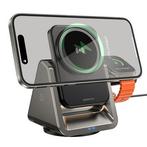 Borofone Wireless Induction Charger BQ30 Wide 3 in 1 15W..., Telecommunicatie, Verzenden, Nieuw