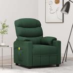vidaXL Massagestoel stof donkergroen, Sport en Fitness, Massageproducten, Verzenden, Nieuw