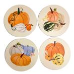 Onderzetters Set 4 Stuks - Autumn Harvest - Pompoenen - 10x1, Huis en Inrichting, Ophalen of Verzenden, Nieuw