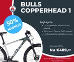 SUPER AANBIEDING: Bulls Copperhead MTB nu vanaf €489,50, Hardtail, Ophalen of Verzenden, Nieuw