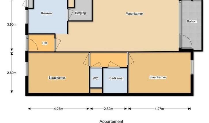Te Huur 3 Kamer Appartement Witherenstraat In Venlo, Huizen en Kamers, Huizen te huur, Direct bij eigenaar, Limburg, Appartement