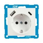 ION | Wandcontactdoos RA | met USB en USB-C, Ophalen of Verzenden, Nieuw, Schakelaar
