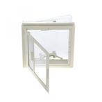 MPK Dakluik 40x40cm Grijs Kader+Combirollo, Caravans en Kamperen, Camper-accessoires, Ophalen of Verzenden, Nieuw