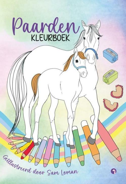 Boek: Paardenkleurboek - (als nieuw), Boeken, Overige Boeken, Verzenden