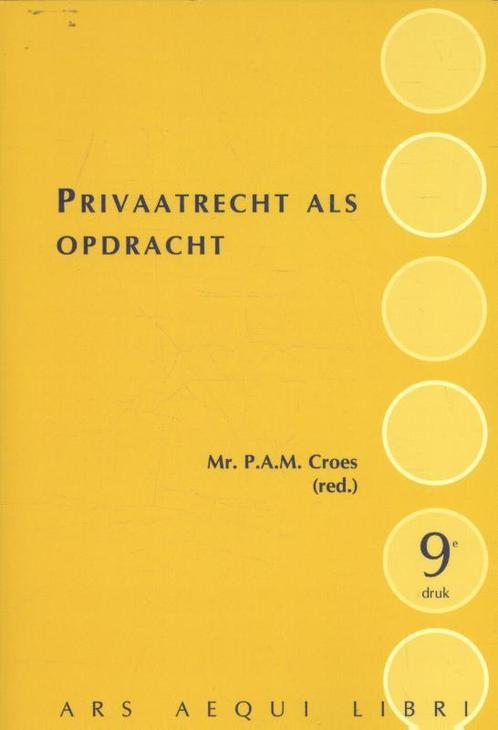 Ars Aequi Cahiers   Privaatrecht als opdracht 9789069167824, Boeken, Studieboeken en Cursussen, Zo goed als nieuw, Verzenden