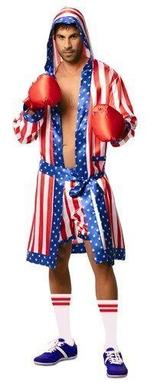 Amerikaans Boxer Kostuum, Verzenden, Nieuw, Feestartikel