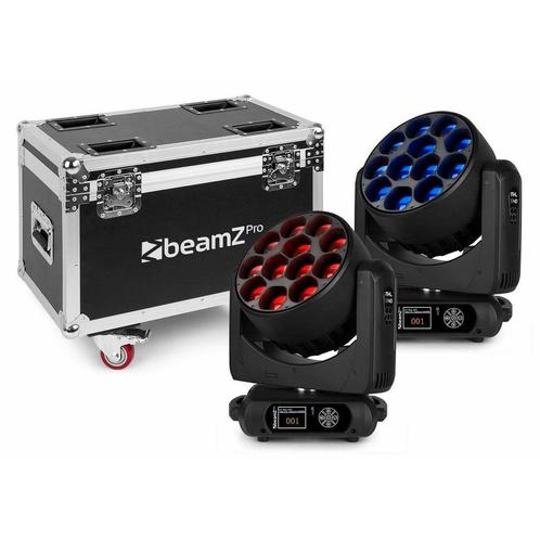 Retourdeal - BeamZ MHL1240 moving head 12x 40W - 2 stuks in, Muziek en Instrumenten, Licht en Laser, Zo goed als nieuw, Verzenden