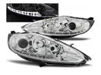 Ford Fiesta MK7 08-08 tot 09-12 LEDtube koplampen Chrome, Auto-onderdelen, Verlichting, Verzenden, Nieuw, Ford