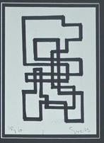 Siep Van Den Berg (1913-1998) - Geometrische compositie, Antiek en Kunst