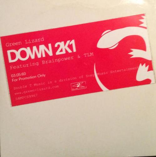 cd single card - Green Lizard - Brainpower, TLM â Down 2, Cd's en Dvd's, Cd Singles, Zo goed als nieuw, Verzenden