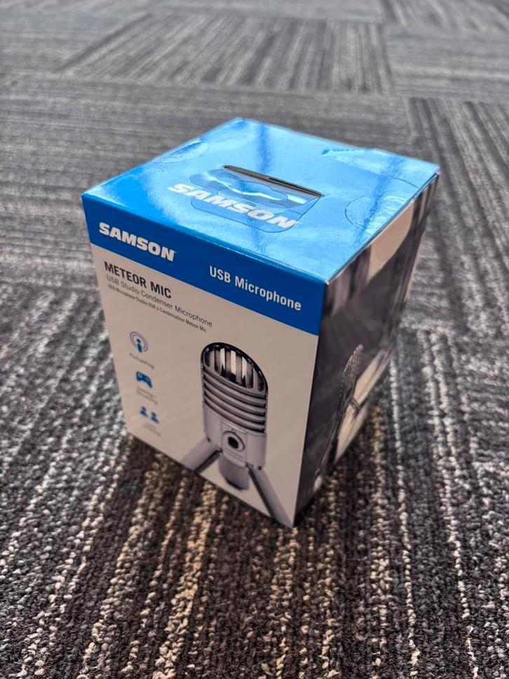 Samson Meteor mic USB microfoon, Muziek en Instrumenten, Microfoons, Overige typen, Nieuw, Ophalen of Verzenden