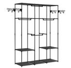 Open Kledingkast met Planken en Metalen Kledingroede, Verzenden, Nieuw