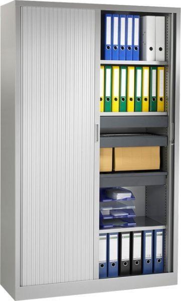 Roldeurkast hoog model grijs STOR 120x43x198, Huis en Inrichting, Kasten | Overige, Ophalen of Verzenden