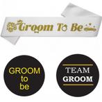 Groom to Be cap zwart met gouden letters, Kleding | Heren, Trouwkleding en Trouwaccessoires, Verzenden, Zwart, Nieuw, Accessoires