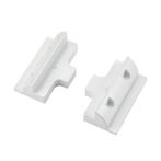 Montagebeugel zonnepaneel spoiler recht (2 stuks) - wit, Ophalen of Verzenden, Nieuw